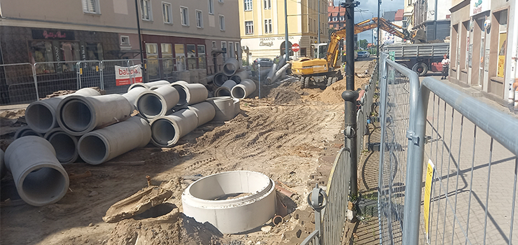 Przebudowa torowiska na ul. 1 Maja. Dodatkowe prace zabezpieczą inwestycję na przyszłość