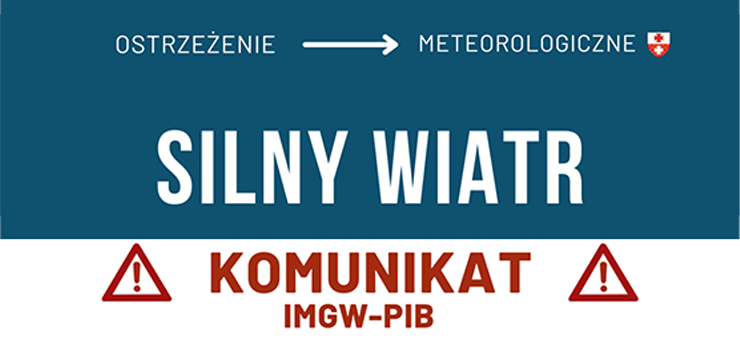 Ostrzeżenie przed silnym wiatrem