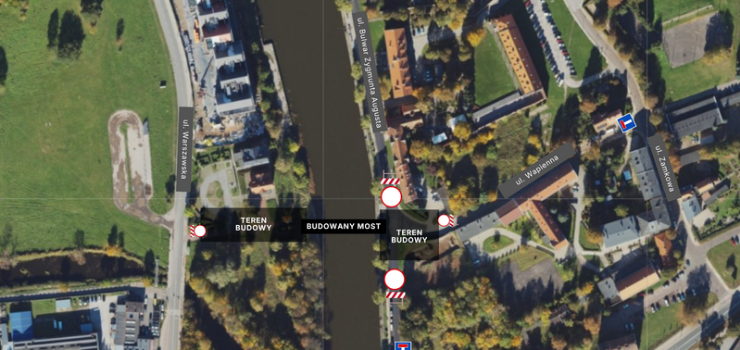 Rusza budowa przeprawy tymczasowej na rzece Elbląg
