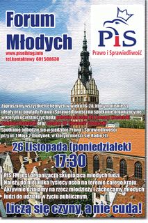 Modziewka PiS organizuje si