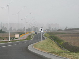Nowa droga poczya Modrzewin z miastem (fotoreporta)
