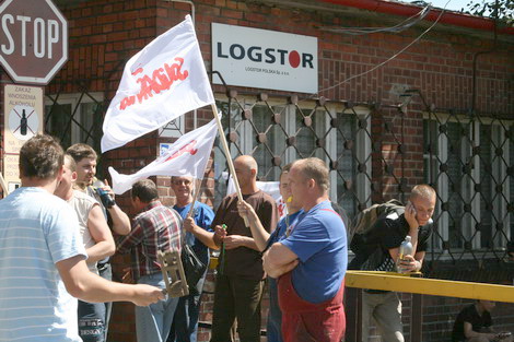 Przed strajkiem w Logstorze