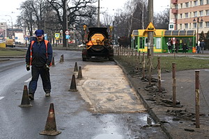 Miasto zabrao si za atanie dziur