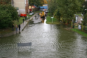 Na Panieskiej zalewa kemping