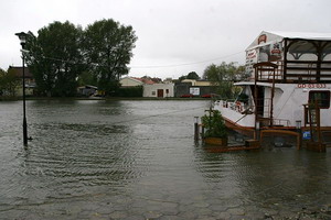 Poziom rzeki Elblg opada