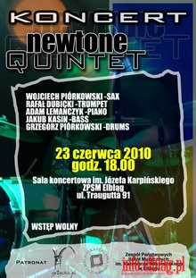 Ju dzi koncert jazzowy zespou Newtone Quintet