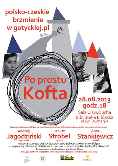 “Po prostu Kofta” - koncert w Bibliotece Elblskiej