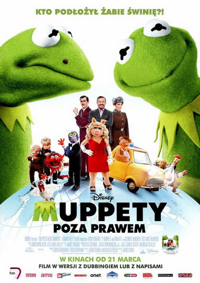 „Muppety: poza prawem” w  kinach sieci Multikino