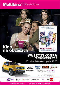 „#WSZYSTKOGRA” przedpremierowo 26 kwietnia w ramach cyklu „Kino na Obcasach”