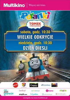 Dwa filmy o przygodach Tomka, uwielbianej przez dzieciaki ciuchci, wracaj na ekrany Multikina! 