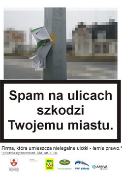 Ulotkowy miejski spam