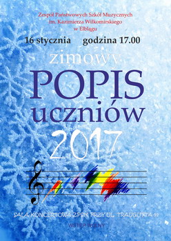 Zimowy popis uczniw ZPSM