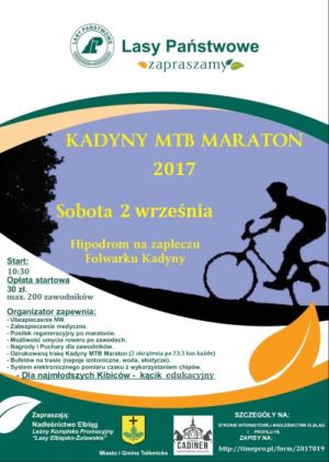 Maraton rowerowy Kadyny MTB Maraton 2017