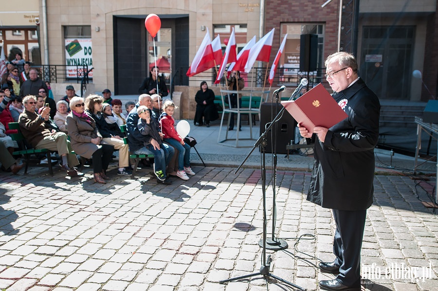 Obchody wita Konstytucji 3 maja w Elblgu , fot. 23