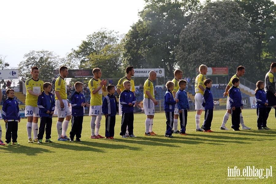 II liga: Olimpia Elblg - Radomiak Radom 1:2, fot. 5