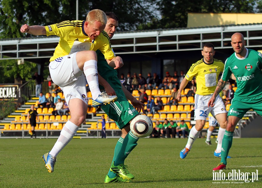 II liga: Olimpia Elblg - Radomiak Radom 1:2, fot. 6