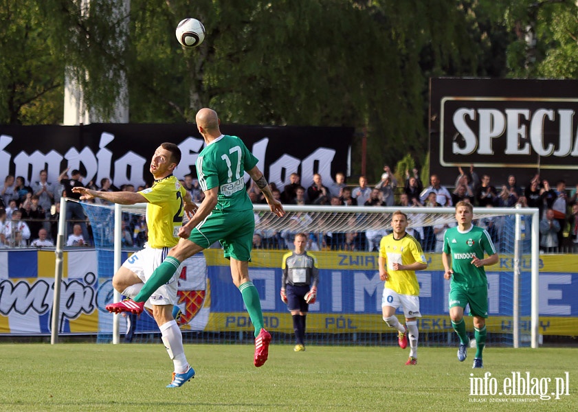 II liga: Olimpia Elblg - Radomiak Radom 1:2, fot. 7