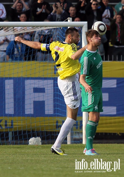 II liga: Olimpia Elblg - Radomiak Radom 1:2, fot. 8