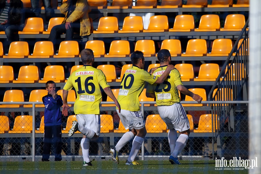 II liga: Olimpia Elblg - Radomiak Radom 1:2, fot. 10