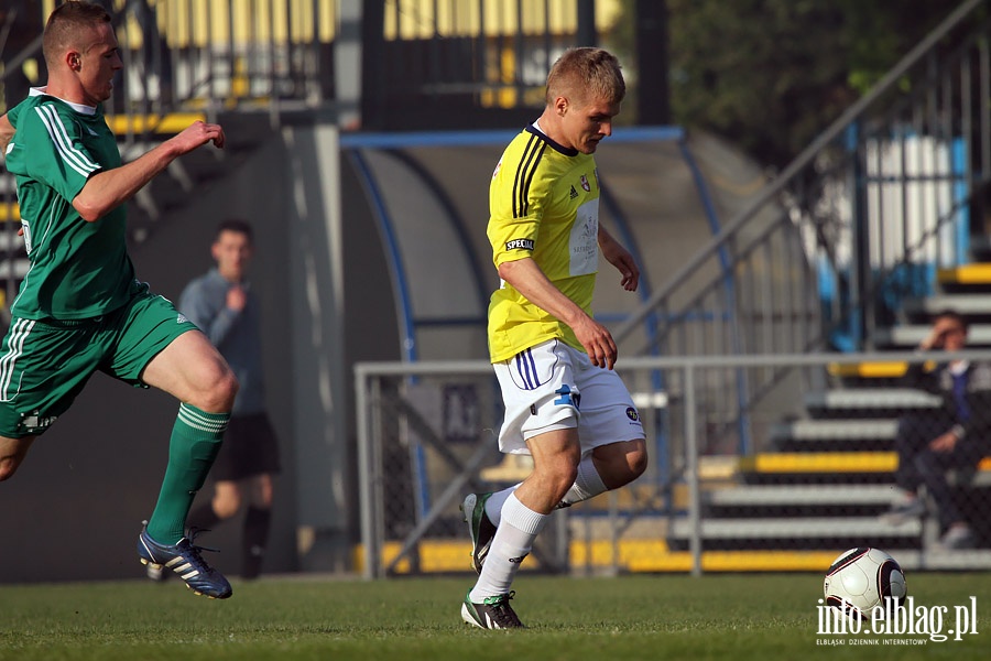 II liga: Olimpia Elblg - Radomiak Radom 1:2, fot. 13