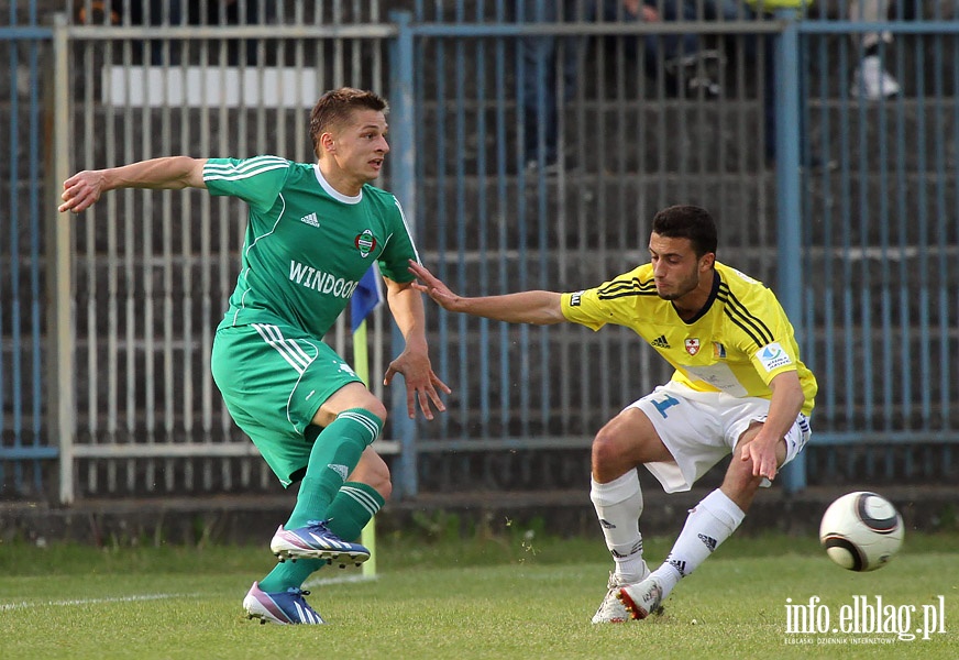 II liga: Olimpia Elblg - Radomiak Radom 1:2, fot. 16