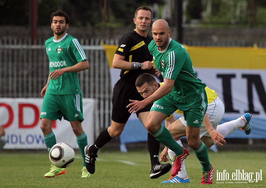 II liga: Olimpia Elblg - Radomiak Radom 1:2, fot. 17