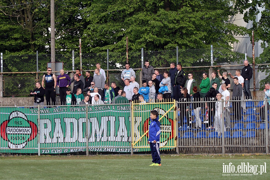 II liga: Olimpia Elblg - Radomiak Radom 1:2, fot. 19