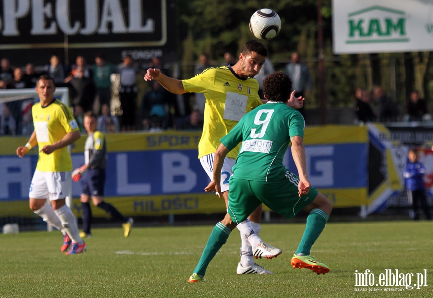 II liga: Olimpia Elblg - Radomiak Radom 1:2, fot. 20