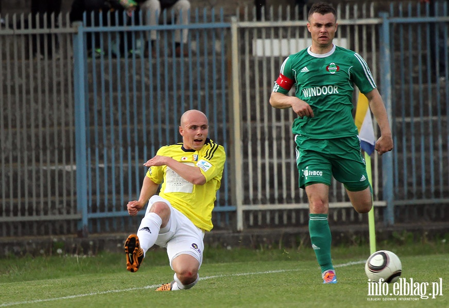 II liga: Olimpia Elblg - Radomiak Radom 1:2, fot. 24