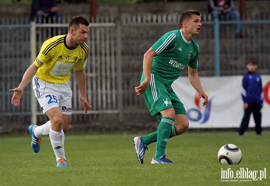 II liga: Olimpia Elblg - Radomiak Radom 1:2, fot. 25