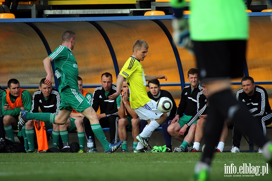 II liga: Olimpia Elblg - Radomiak Radom 1:2, fot. 26