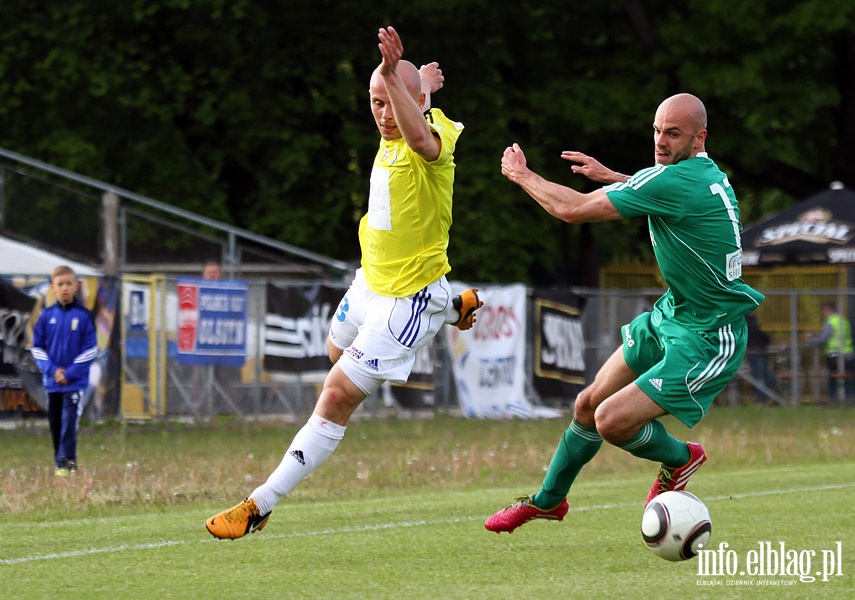 II liga: Olimpia Elblg - Radomiak Radom 1:2, fot. 27