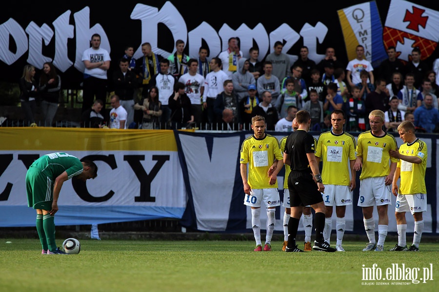 II liga: Olimpia Elblg - Radomiak Radom 1:2, fot. 28