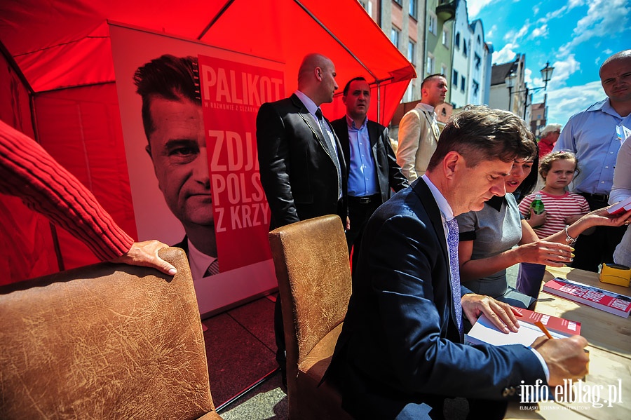 Janusz Palikot w Elblgu, fot. 28