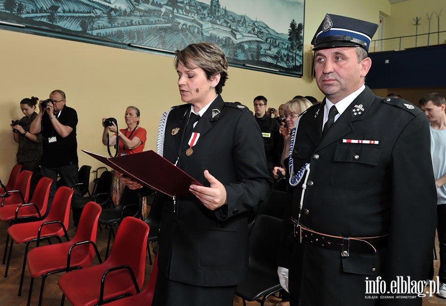 lubowanie Modzieowej Druyny Poarniczej uczniw ZSTI, fot. 18