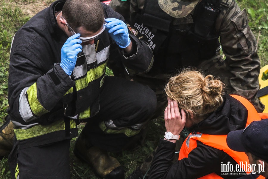 Prba przemytu osb i broni na jednostce pywajcej - WICZENIA, fot. 36