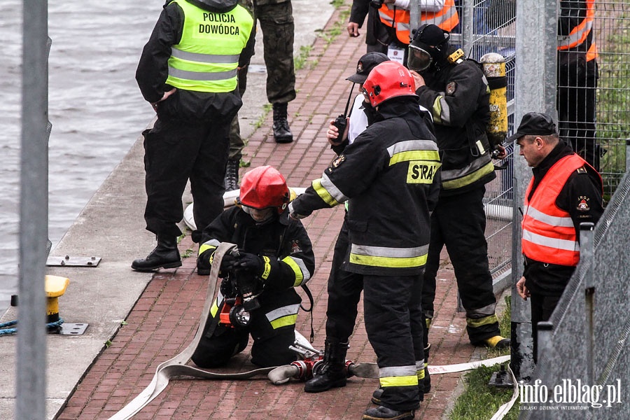 Prba przemytu osb i broni na jednostce pywajcej - WICZENIA, fot. 37