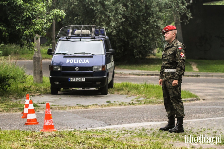 Prba przemytu osb i broni na jednostce pywajcej - WICZENIA, fot. 39