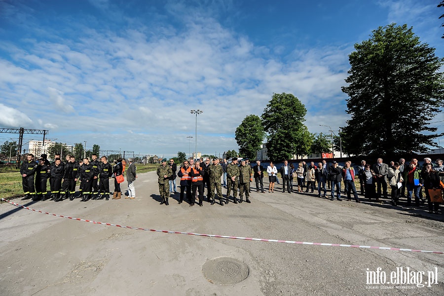 Likwidacja skutkw rozszczelnienia cysterny kolejowej - WICZENIA.rar, fot. 1