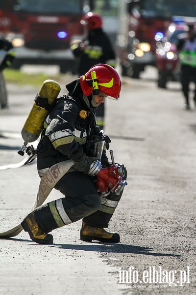 Likwidacja skutkw rozszczelnienia cysterny kolejowej - WICZENIA.rar, fot. 22