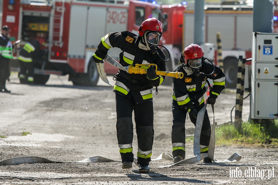 Likwidacja skutkw rozszczelnienia cysterny kolejowej - WICZENIA.rar, fot. 24