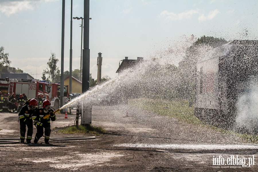 Likwidacja skutkw rozszczelnienia cysterny kolejowej - WICZENIA.rar, fot. 26