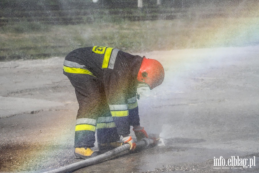 Likwidacja skutkw rozszczelnienia cysterny kolejowej - WICZENIA.rar, fot. 42