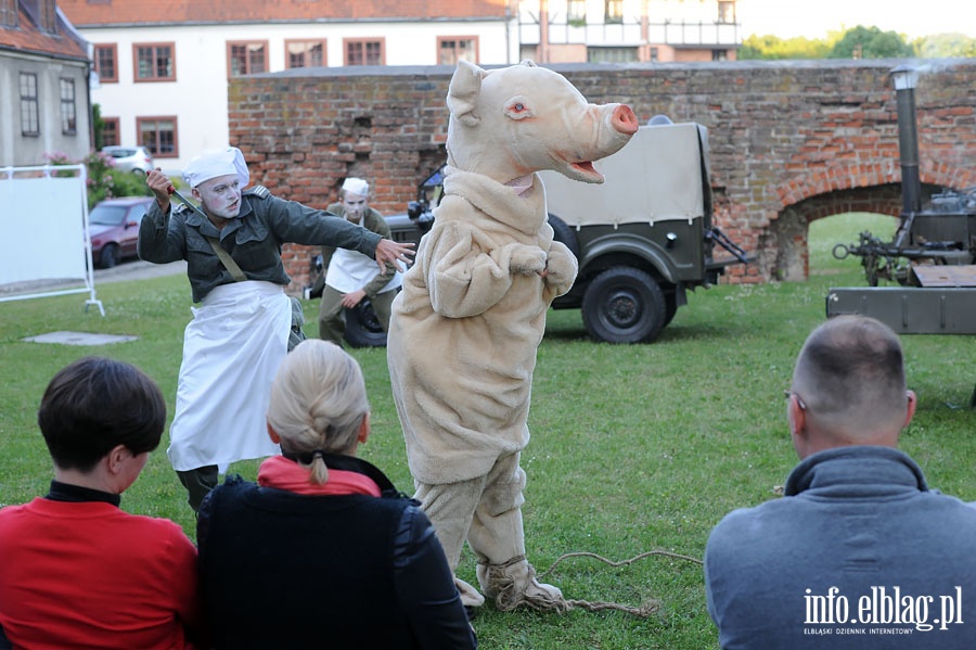 Spektakl plenerowy pt. Kucharz na ostro w wykonaniu wrocawskiego Teatru Formy, fot. 37