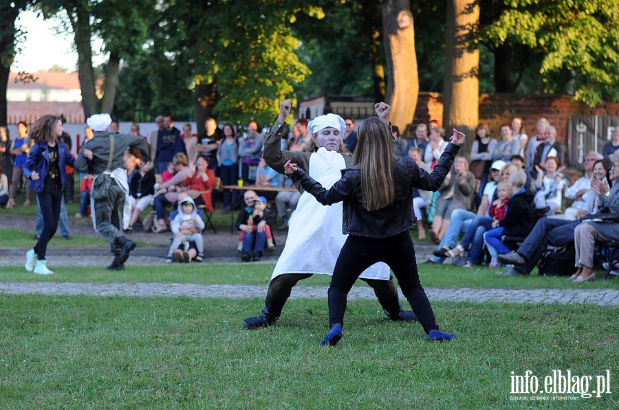 Spektakl plenerowy pt. Kucharz na ostro w wykonaniu wrocawskiego Teatru Formy, fot. 68