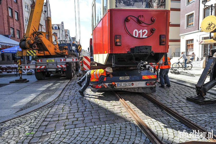 Pod Bram Targow ponownie stan zabytkowy tramwaj, fot. 17