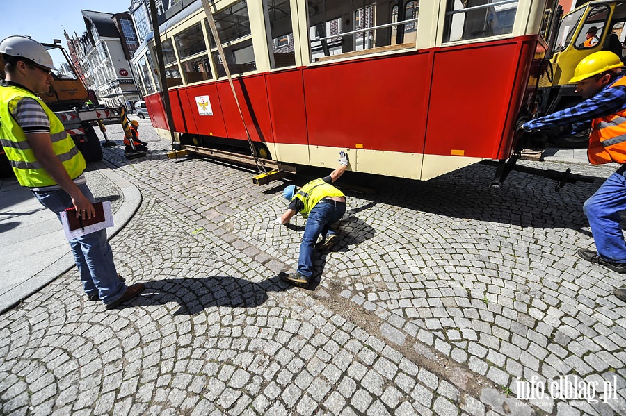 Pod Bram Targow ponownie stan zabytkowy tramwaj, fot. 29