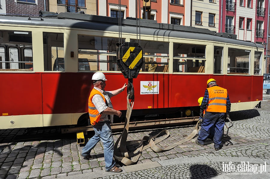 Pod Bram Targow ponownie stan zabytkowy tramwaj, fot. 32