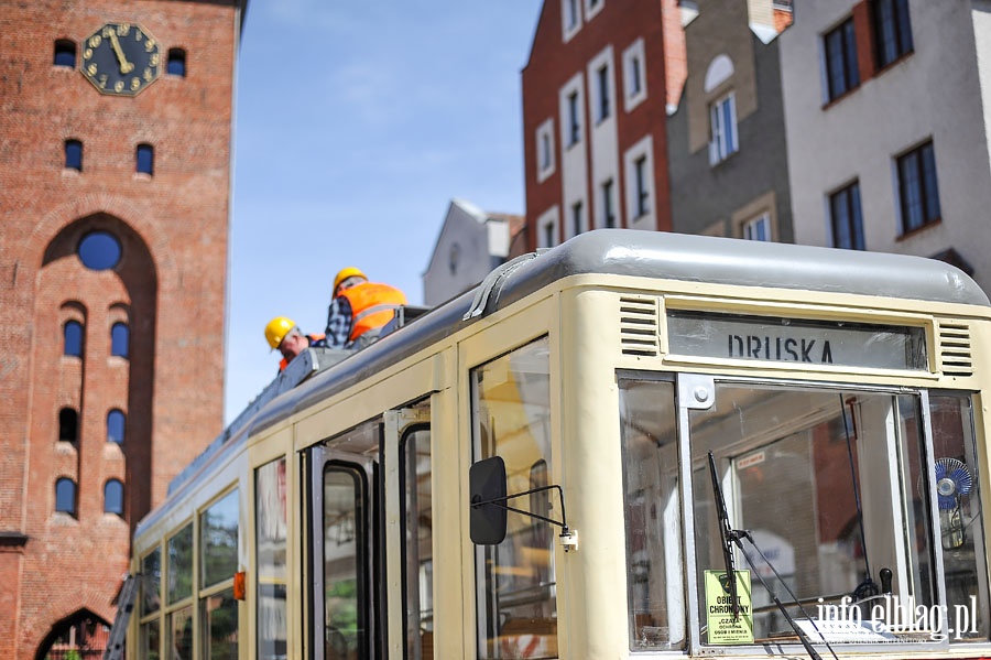 Pod Bram Targow ponownie stan zabytkowy tramwaj, fot. 35