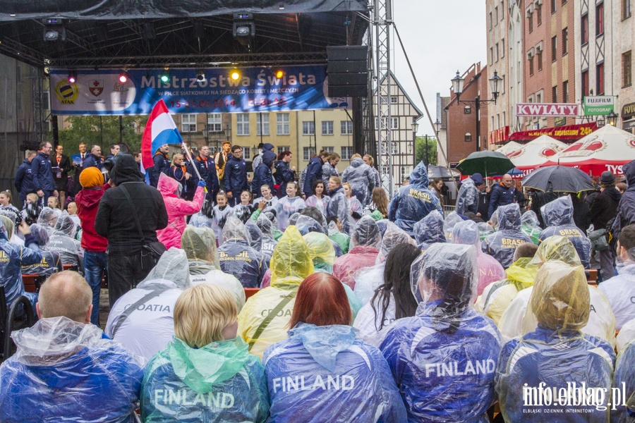 Prezentacja druyn Mistrzostw wiata w siatkwce na siedzco - Elblg 2014, fot. 10